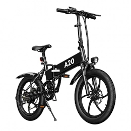 ADO Elektrofahrräder ADO A20 Elektrofahrrad 350W Damen Herren EBike / Stadt Elektrofahrrad mit abnehmbarem 36V 10.4Ah Lithium-Ionen-Akku Shimano 7-Gang Pendler-Elektrofahrräder 40-80 km Reichweite 20 * 1.95 Zoll