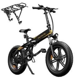 A Dece Oasis Elektrofahrräder ADO A20F E Bike Klappbar 20 Zoll, Faltbares Elektrofahrrad E-Bike Pedelec Citybike Klapprad Elektrisches Fahrrad mit 250W Motor / 36V / 10.4Ah, klapprad Erwachsene Batterie bis 40-80km, Schwarz