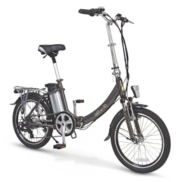 aktivelo Elektrofahrräder aktivelo Alu Elektro Faltrad Sport, E Bike Elektrofahrrad 20", 250W / 36V / 8, 8Ah, wartungsfreier Hinterrad-Nabenmotor, Lithium-Ionen-Akku, 5 Motorunterstützungsstufen, 6-Gang Shimano, Alu-Rahmen, Schiebehilfe