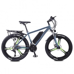 AORISSE Elektrofahrräder AORISSE Elektrofahrrad, 27-Gang-Elektro-Mountainbike Für Erwachsene, Integriertes DREI-Messer-Rad Aus Magnesiumlegierung, 26-Zoll 36V 350W Herausnehmbares Lithium-Batterie-Fahrrad, Grün, 36V10AH