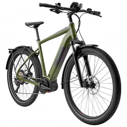 breezer Elektrofahrräder breezer E Bike All Terrain Bike 650B Powerwolf Evo SM Mountainbike 27, 5" EMTB (dunkelgrün, 43 cm)