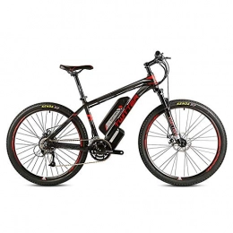 CCDD Elektrofahrräder CCDD Mountain Elektro-Fahrrad26 Zoll 27, 5 Zoll 27 Geschwindigkeit Scheibenbremse GRENERGY Lithium-Batterie 36V10AH Hinterradantrieb Mountainbike, Black-red-26 * 15.5in