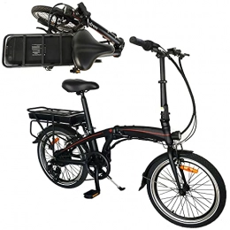 CM67 Elektrofahrräder City E-Bike Faltbares Elektrofahrrad Elektrofahrrad für Erwachsene mit LED-Anzeige 20 Zoll Stadt Elektrofahrrad Geeignet für Geschenke für Erwachsene