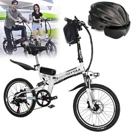 COKECO Fahrräder COKECO Elektrofahrrad Faltbares Mountainbike, 20 Zoll Elektroauto Mini Drive Elektrofahrrad 36V8AH 350W Lithiumbatterie Elektrofahrrad Faltrad Aus Aluminiumlegierung