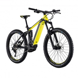 Conway Elektrofahrräder Conway eMF327+ 27, 5" E-Bike Fully, MTB Schwarz-Gelb (48cm)