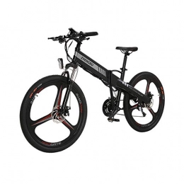 CYYC Elektrofahrräder CYYC 48V 10Ah Lithiumbatterie Aluminiumlegierung Elektrofahrrad Offroad-Elektrofahrrad Mountainbike 400W Motor Mit Variabler Geschwindigkeit-Schwarz