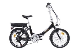 Discovery Fahrräder Discovery Denver E2000 Rear Motor 6V Elektrofahrrad Klapprad 20 Zoll schwarz glänzend Unisex 20