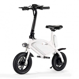 Dpliu-HW Elektrofahrräder Dpliu-HW Elektrofahrrder Elektrisches Fahrrad, das den 12 Zoll-Lithium-elektrischen Fahrrad-Erwachsenen Zwei Rder 36V elektrischen schwanzlosen Bewegungsroller faltet (Color : B)