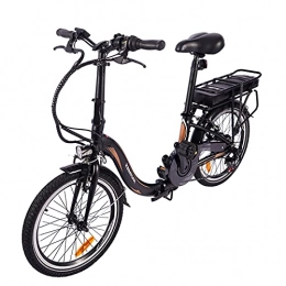 HUOJIANTOU Elektrofahrräder E-Bike Cityräder Klapprad Fahrrad E-Citybike Wayfarer E-Bike Quick-Fold-System 7 Gänge & Hinterradmotor Faltfahrrad Mit App + 250 W Motor + Batterie abnehmbar