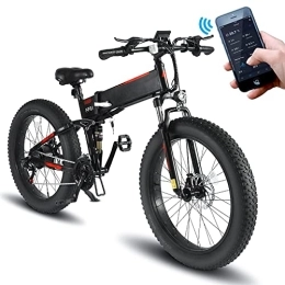 FOCIEL Elektrofahrräder E Bike mit Fat Tire, Elektrisches Mountainbike, 20 x 4, 0 cm Elektrofahrrad Abnehmbarer Lithium-Akku, 48V 15, 6Ah, Shimano 7 Geschwindigkeiten, Doppelte Stoßdämpfung, Fat Bike für Männer für Erwachsene