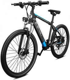 HCMNME Elektrofahrräder E-Bike Mountainbike Electric Snow Bike, 26 '' Electric Mountainbike 48V 400w Herausnehmbare große Kapazität Lithium-Ionen-Batterie, Ebikes 27 Geschwindigkeitszahnrad Drei Arbeitsmodi Lithium Batterie