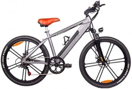 HCMNME Elektrofahrräder E-Bike Mountainbike Electric Snow Bike, 26-Zoll-Elektrofahrrad Fahrrad, Boost Mountainbike Doppelscheibenbremse LCD-Anzeige 48V Lithium-Batterie Erwachsene Radfahren Sport Outdoor Lithium Batterie Str