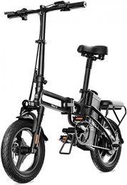 HCMNME Elektrofahrräder E-Bike Mountainbike Electric Snow Bike, elektrisches Fahrrad für Erwachsene, faltbare elektrische Fahrrad pendeln ebike mit 400w motor, 14inch 48 v e-bike mit 25ah lithiumbatterie, city fahrrad max ma