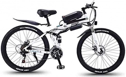 HCMNME Elektrofahrräder E-Bike Mountainbike Electric Snow Bike, Falten Elektrische Fahrräder, 26 Berg Elektrische Fahrräder mit 350 Watt Elektromotoren, Pendler Hohe Stahl Dual-Disc City Fahrräder, Erwachsene Radfahren Fahrr