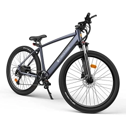 A Dece Oasis Elektrofahrräder E-Bike Pedelec, ADO D30C Elektrofahrrad 27, 5 Zoll 250W 36V 10, 4Ah Mountainbike, Elektrofahrrad Ebike, Professional Shimano 9 Speed, 25 km / h (Grau, 27, 5 Zoll)