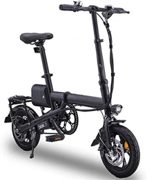 RDJM Elektrofahrräder Ebike e-bike, 12" Folding Electric Bike Erwachsene, Folding E-Bike Leicht mit 350W / 36V Batterie Höchstgeschwindigkeit 25 km / h for Erwachsene & Jugendliche & Commuters Konkurrieren, maximale Zuladu