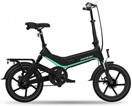 RDJM Elektrofahrräder Ebike e-Bike, Elektrisches Fahrrad Removable große Kapazitäts-Lithium-Ionen-Akku (36V 250W) for City Commuting Outdoor Radfahren trainieren Reise (Color : Green)