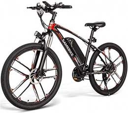 RDJM Elektrofahrräder Ebike e-Bike, Elektro-Mountainbike, 26" Removable Lithium-Ionen-Batterie-elektrisches Fahrrad, (48V 350W 8Ah) Scheibenbremse, Erwachsene Reiten Heimtrainer (Farbe: Schwarz)