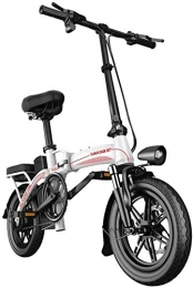 RDJM Elektrofahrräder Ebike e-Bike, Erwachsene Folding Elektro-Fahrrad mit 400W Motor, Abnehmbare 48V 30AH Wasserdicht große Kapazitäts-Lithium-Batterie, Pendler elektrisches Fahrrad / Reise elektrisches Fahrrad