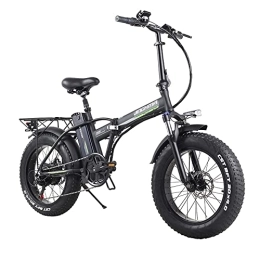 KETELES Elektrofahrräder Electric Bike 20 Inch Foldable 4.0 Fat Tire Ebike 48V 15AH Electric Bicycle Mountain Power Assisted Electric Men's Bike-R8 (1 Battery)