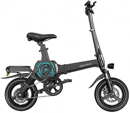 WJSWD Elektrofahrräder Electric Snow Bike, E-Bike, 14-Zoll-Reifen tragbare Falten elektrisches Fahrrad for Erwachsene mit 400W 10-25 Ah Lithium-Batterie, Stadt Fahrrad Höchstgeschwindigkeit 25 Km / H Lithium Battery Beach C