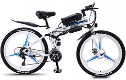 WJSWD Elektrofahrräder Electric Snow Bike, Falten Elektrische Fahrrad E-Bike 26 '' 'Elektrisches Fahrrad mit 36V 350W Motor und 21 Geschwindigkeitsgetriebe Schnee Fahrrad Moped Elektrisches Mountainbike Aluminiumrahmen Lith