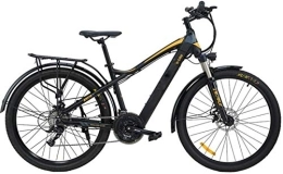 Generic Elektrofahrräder Elektrische E-Bikes, Mountain-Elektrofahrrad, 27, 5-Zoll-Reise-Elektrofahrrad, Doppelscheibenbremsen mit LCD-Display in Handygröße, 27-Gang-Wechselakku, City-Elektrofahrrad für Erwachsene