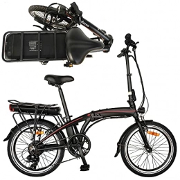 CM67 Elektrofahrräder Elektrisches Fahrrad Citybike Zusammenklappbares Elektrofahrrad mit 7-Gang-Getriebe Faltrad aus Aluminiumlegierung Geeignet für Geschenke für Erwachsene