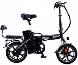 Leifeng Tower Elektrofahrräder Elektrisches Fahrrad für Erwachsene, 48 V Elektro-Faltrad für Männer und Frauen, mit 350 W Motor, 14 Zoll Elektrofahrrad für Kinder mit USB-Ladefunktion, drei Fahrmodi