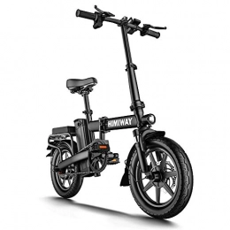 KT Mall Elektrofahrräder Elektro-Bike Folding Elektro-Fahrrad Fr Erwachsene, Mit Abnehmbarem, Groer Kapazitt Lithium-Ionen-Akku-LCD-Bildschirm (48V 250W 8Ah)