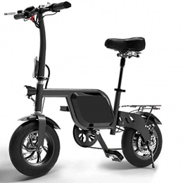 KT Mall Elektrofahrräder Elektro-Fahrrad Mini Folding Tragbare Hybrid-elektrisches Fahrrad Erwachsene Kleine Elektromobilität Lithium Battery Booster, 48V6AH