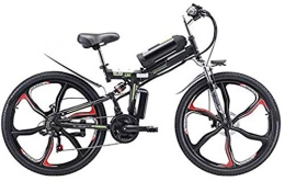 Fangfang Fahrräder Elektrofahrrad, 26 '' Faltendes elektrisches Mountainbike, elektrisches Fahrrad mit 48 V 8ah / 13ah / 20ah Lithium-Ionen-Batterie, Premium-Vollsuspension und 21 Geschwindigkeiten, 350W Motor, 8AH, Fah