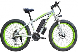 Fangfang Elektrofahrräder Elektrofahrrad, 26-Zoll-E-Bikes Elektroräder, 48V / 1000W Outdoor Radfahren trainieren Reise Erwachsener, Fahrrad (Color : Green)