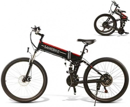 Fangfang Elektrofahrräder Elektrofahrrad, 28" Electric Trekking / Touring Bike for Erwachsene, 21-Gang Getriebe Elektro-Fahrrad mit 10.4Ah / 48V austauschbarem Lithium-Ionen-Akku, Vorderachsfederung, Doppelscheibenbremsen, Mou