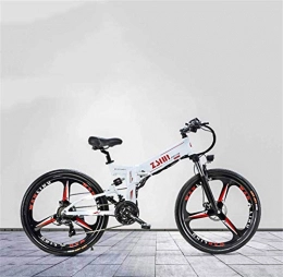 Fangfang Elektrofahrräder Elektrofahrrad, Electric Mountainbike for Erwachsene, 48 V Lithiumbatterie, Aluminiumlegierung Faltbare Multi-Link-Suspension, mit GPS und Öl Scheibenbremse, Fahrrad (Color : B)