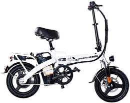 Fangfang Elektrofahrräder Elektrofahrrad, Erwachsene elektrisches Fahrrad, faltbares Fahrrad mit 350WAhBrushless Motor, 36VThe höchsten 28 Ah Lithium-Batterie, 14-Zoll-Rad Höchstgeschwindigkeit 25 Km / h E-Bike for Erwachsene
