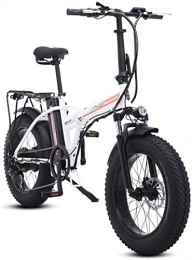 Lamyanran Elektrofahrräder Elektrofahrrad Faltbares E-bike 20-Zoll-Elektro-Fahrrad, Aluminiumlegierung Folding Electric Mountain Bike mit Rear Seat, Motor 500W, 48V 15AH Lithium-Batterie, Urban Commuter Wasserdicht E-Bike for E
