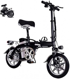 Fangfang Elektrofahrräder Elektrofahrrad, Folding Elektro-Bike for Erwachsene - Mini 14" Elektro-Fahrrad / Pendeln Ebike mit 350W Motor, 48V 10Ah-Batterie, Profi-City Bike mit Handyhalter und Doppelscheibenbremse, Fahrrad