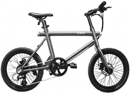 HCMNME Elektrofahrräder Elektrofahrrad Mountainbike Elektrische Fahrräder Fahrrad 20 Zoll Reifen, Aluminiumlegierung Gabel Fahrräder Doppelscheibenbremse Erwachsene Fahrrad Outdoor Radfahren Lithium Batterie Strand Cruiser F