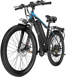 HCMNME Elektrofahrräder Elektrofahrrad Mountainbike Elektrisches Mountainbike, 400W 26 '' wasserdichtes elektrisches Fahrrad mit abnehmbarem 48V 10.4AH Lithium-Ionen-Batterie für Erwachsene, 21-Gang-Shifter E-Bike-Lithium-Ba