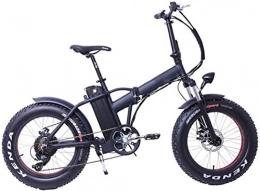 HCMNME Elektrofahrräder Elektrofahrrad Mountainbike Faltendes elektrisches Fahrrad 20 Zoll Elektrische Fahrrad 36V 10.4AH Abnehmbare Lithium-Ionen-Batterie Ebike mit 500W Motor und 6 Geschwindigkeitszahnräder Sortiment pro L