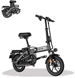 Fangfang Elektrofahrräder Elektrofahrrad, Smart-Berg Folding Electric Bike, for Erwachsene, Leistungsbereich 280 km Fahrrad Removable 48V / 28.8Ah Lithium-Ionen-Akku mit 3 Riding Modes, Fahrrad (Color : Black)