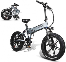 RDJM Elektrofahrräder Elektrofahrräder Elektro-Fahrrad 20-Zoll-Folding Electric Mountain Bike 500W Motor 48V 10AH Lithium-Batterie, Höchstgeschwindigkeit: 35 km / H, Rein elektrische Batterie-Lebensdauer 35-45Km