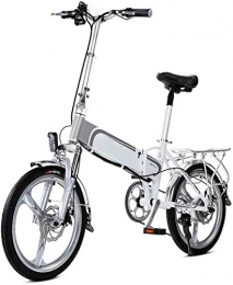 RDJM Elektrofahrräder Elektrofahrräder Elektro-Fahrrad, 20-Zoll-Weiche Endstückfalte Fahrrad, 36V400W Motor / 10AH Lithium-Batterie / Aluminium Rahmen / USB-Handy-Lade / LED-Scheinwerfer / Damen Stadt Fahrrad
