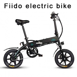 Fiido Elektrofahrräder Elektroräder für Erwachsene, Falten Ebike Mit 7.8ah Lithium Batterie, Bis zu 25 km / h Stadtfahrrad für Outdoor Radfahren Reise Pendeln (schwarz)