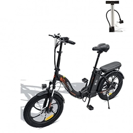 Fafrees Elektrofahrräder Fafrees F20 Klapprad 20 Zoll Klappbar E Bike Fatbike mit 36V 15AH Akku für Pendeln, Damen Elektrisches Fahrrad 250W Max. 25km / h Mountainbike Herren Shimano 7S, Pedelec Nutzlast 150kg mit Rahmentaschen