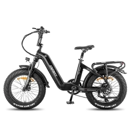 Fafrees Elektrofahrräder Fafrees F20 Master, Carbonfaser Elektrofahrräde 20 * 4.0 Zoll Fat ebike, 60Nm Motor, e Bike Herren 48V 22.5AH Samsung Akku, E-Fahrrad Damen Shimano 97s, 150Kg Max, Schwarz