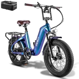 Fafrees Elektrofahrräder Fafrees F20 Master E-Bike Rahmen aus Kohlefaser 20"*4.0 Zoll Fat Tire Elektrofahrräder 48V 22.5AH Akku E-Mountainbike Maximales Drehmoment 60 Nm Shimano 7-Gang