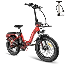 Fafrees Elektrofahrräder Fafrees F20 MAX Klapprad Ebike 20 Zoll Fatbike mit 48V 18AH Akku E-Mountainbike Elektrofahrrad mit StVO. Bremslicht Shimano 7S 150kg Belastbar