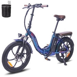 Fafrees Elektrofahrräder Fafrees F20 Pro 20 Zoll Faltbares Elektrofahrrad, 250W 36V 18AH Akku mit Superkapazität, Mit Rückleuchten nach StVZO-Norm, Shimano 7S, 20"*3.0 Fat Tire